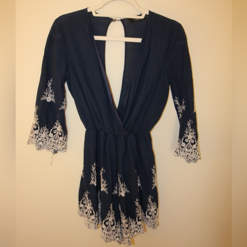 Long sleeve romper